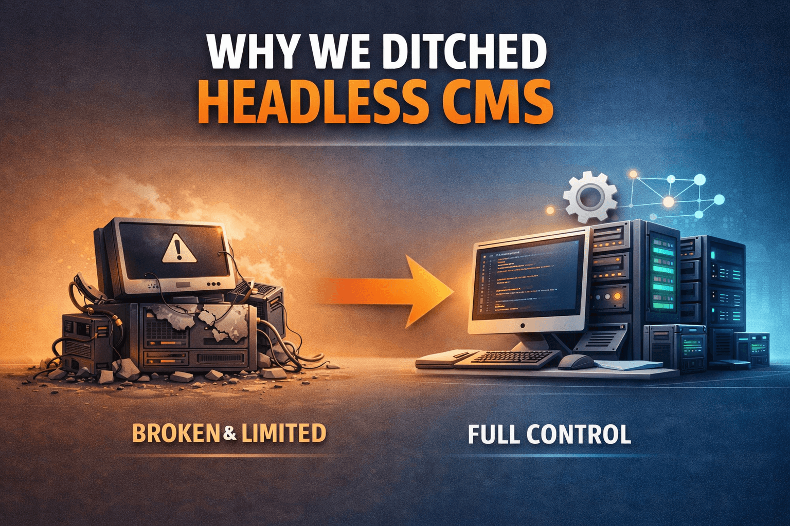 Cover Image for Why We Moved Away from a Headless CMS