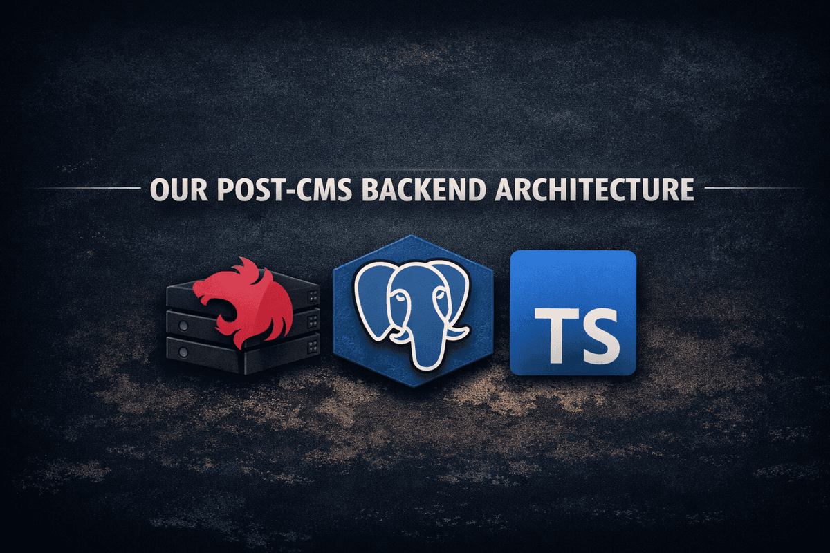 Cover Image for What We Built After Moving Away from a Headless CMS